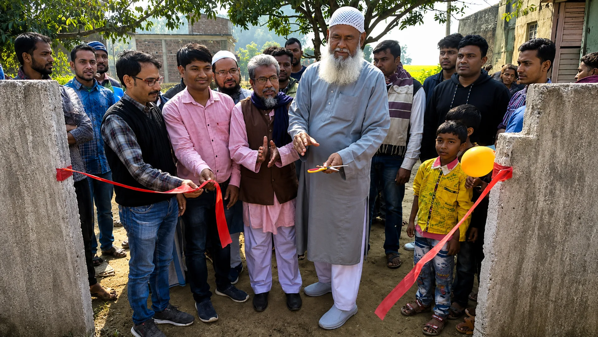 Ribbon Cutting Ceremony at Make Future Model School